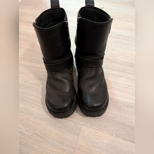 Milwaukee Motorcycle Clothing Co. Men's Afterburner Black Leather Boots